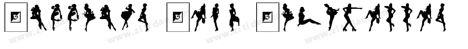 Darrians Sexy Silouettes字体转换